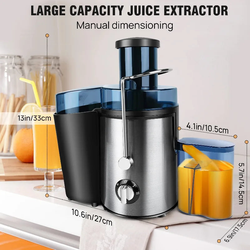 Juicer Extractor, 2-Speed, for Fruits Vegetables Citrus