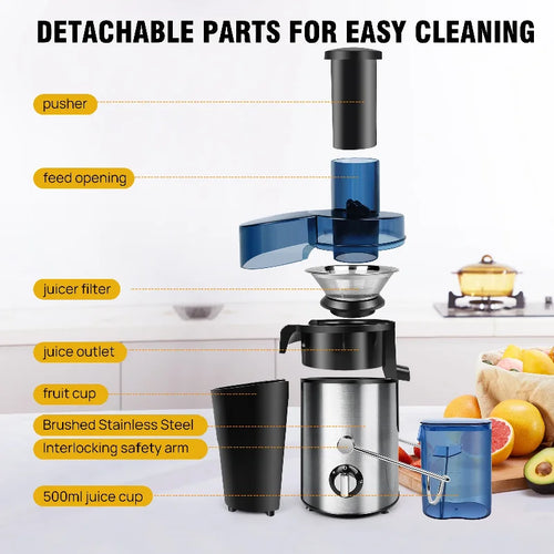 Juicer Extractor, 2-Speed, for Fruits Vegetables Citrus